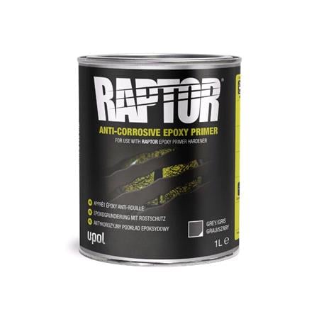RAPTOR Anti Corrosive Epoxy Primer   Grey   1 Litre Kit