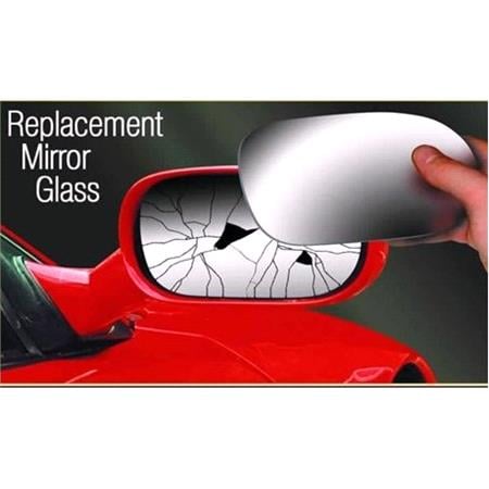 Left Stick On Mirror Glass for Seat Mii 2011 2017