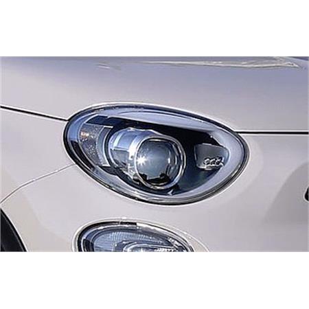 Right Headlamp (Halogen, Takes H7 Bulb, Original Equipment) for Fiat 500X 2015 on