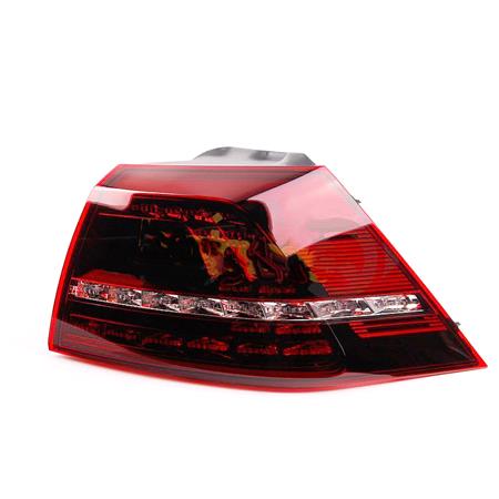 Right Rear Lamp (LED, Smoked, R Spec Models) for Volkswagen GOLF VII 2013 2016