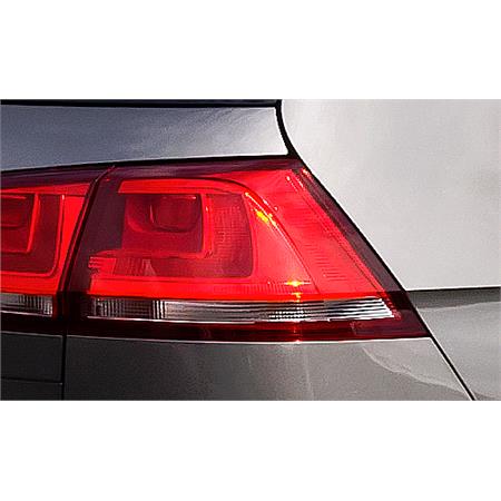 Right Rear Lamp (Estate, Outer, On Quarter Panel, Bright Red) for Volkswagen GOLF VII Estate 2013 on