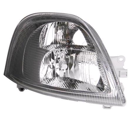 Right Headlamp (Halogen, Takes H1 / H7 Bulbs, Supplied With Motor) for Nissan INTERSTAR Bus 2003 on
