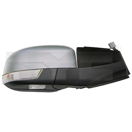 Right Wing Mirror (electric, heated, indicator, puddle lamp, primed cover) for Ford MONDEO Saloon 2010 2014