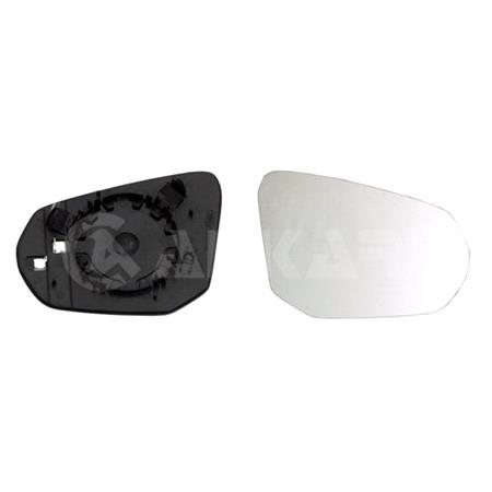 Right Wing Mirror Glass (Heated) and Holder for Audi Q2,  2016 2021
