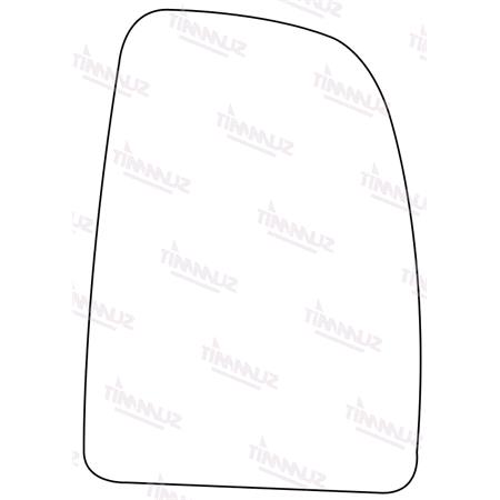 Right Stick On Wing Mirror Glass for Citroen RELAY Flatbed / Chassis, 2006 Onwards