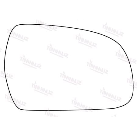 Right Stick On Wing Mirror Glass for AUDI A4, 2010 , Please measure at the centre of glass to ensure its 115mm, otherwise this glass may not fit
