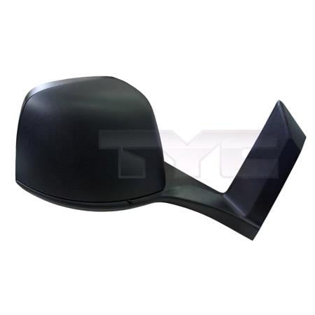 Right Wing Mirror (manual adjustment, black cover) for Ford TRANSIT CONNECT Box 2013 2018