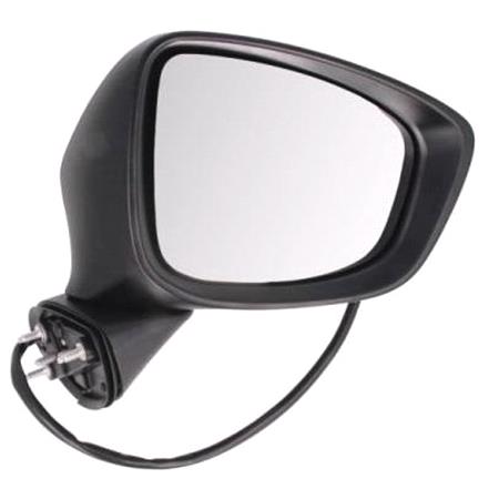 Right Wing Mirror (electric, heated, indicator, primed cover) for Mazda 6 Saloon, 2012 Onwards
