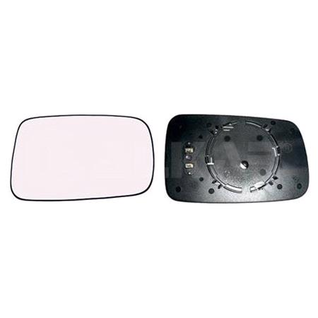 Right Chrome/Silver Wing Mirror Glass (heated) for BMW 3 Series Convertible (E46) 2000 2007