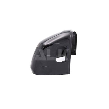 Right Wing Mirror Cover (glossy black, with blind spot warning lamp gap) for Volkswagen CADDY V MPV 2020 Onwards