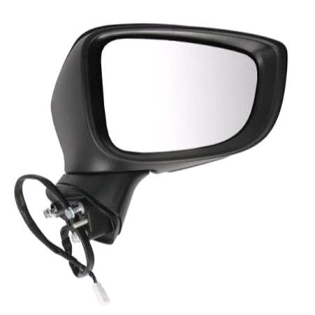 Right Wing Mirror (electric, heated, indicator, primed cover) for Mazda 3 2013 Onwards