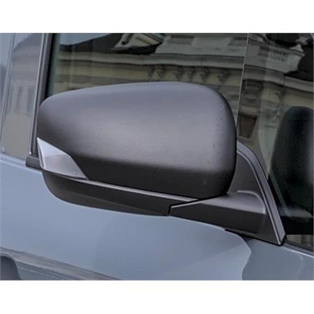 Right Wing Mirror (electric, heated, indicator (standard bulb type), black cover, POWER FOLDING) for Renault KANGOO III MPV 2021 Onwards