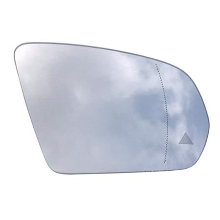 Right Wing Mirror Glass (heated, blind spot warning, without Auto Dim) and Holder for Mercedes C CLASS Estate 2014 2021