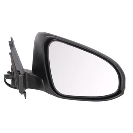 Right Wing Mirror (electric, heated, indicator lamp, black cover) for TOYOTA YARIS / VITZ, 2011 Onwards