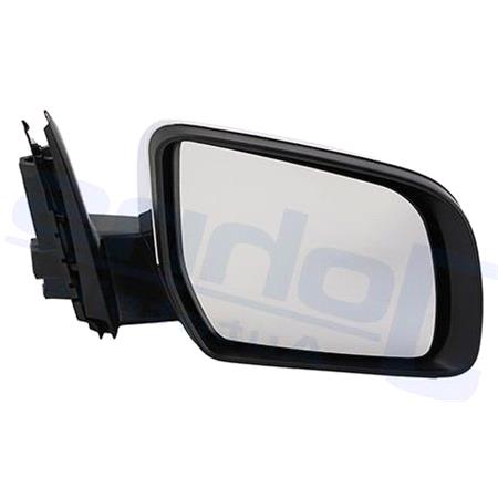 Right Wing Mirror (electric, indicator, chrome cover, with puddle lamp, power folding) for Ford RANGER 2011 Onwards