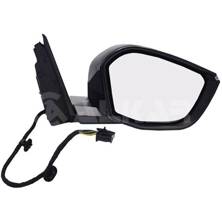 Right Wing Mirror (electric, heated, indicator, puddle lamp, power folding, without blind spot warning) for Vauxhall ASTRA Mk VIII 2021 Onwards