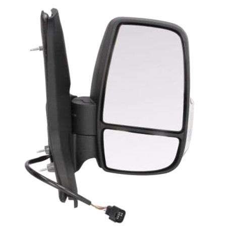 Right Mirror (manual, clear indicator) for Ford TRANSIT Box 2014 Onwards