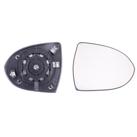 Right Wing Mirror Glass (heated) and Holder for Kia SPORTAGE, 2010 2016