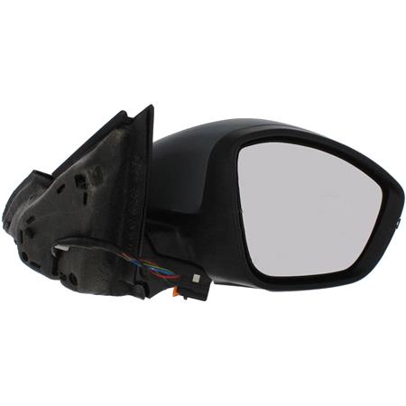 Right Wing Mirror (electric, heated, primed cover, LED indicator, power folding, puddle lamp, blind spot warning) for Peugeot 2008 II 2019 Onwards