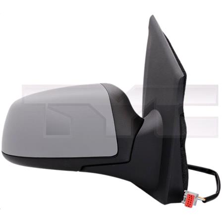 Right Wing Mirror (electric, heated, primed cover) for Ford FUSION, 2006 2012