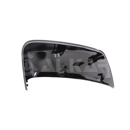 Right Wing Mirror Cover (glossy black, with blind spot warning lamp gap) for Volkswagen CADDY V MPV 2020 Onwards