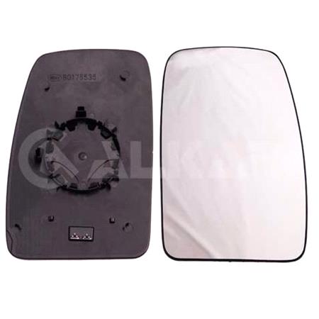 Right Wing Mirror Glass (heated) and Holder for VAUXHALL MOVANO Mk II Van, 2010 Onwards
