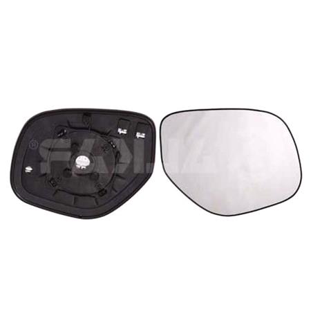 Right Wing Mirror Glass (heated) and Holder for Citroen C4 AIRCROSS, 2010 07/2013, Only fits mirror with indicator, please check backing plate is same as image