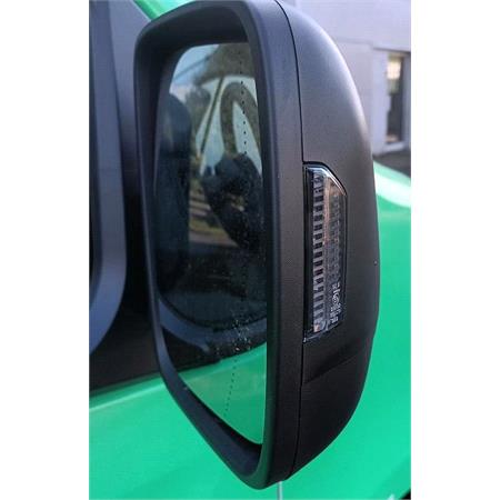 Right Wing Mirror (electric, heated, primed cover, indicator) for Renault TRAFIC III Bus 2021 Onwards