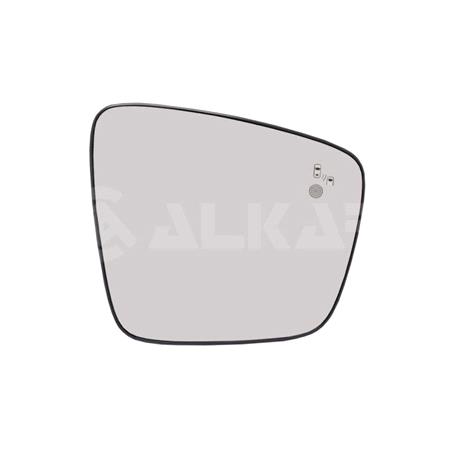 Right Wing Mirror Glass (heated, blind spot warning lamp) for Renault EXPRESS Van/MPV 2021 Onwards