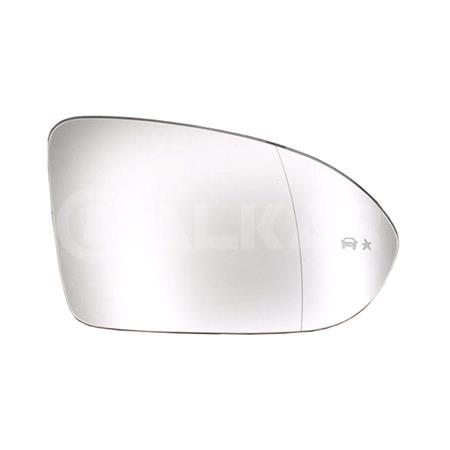 Right Wing Mirror Glass (heated, blind spot warning indicator) and holder for Opel ASTRA K Sports Tourer 2015 Onwards