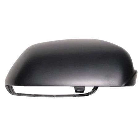 Right Wing Mirror Cover (black) for Volkswagen Polo, 2005 2009