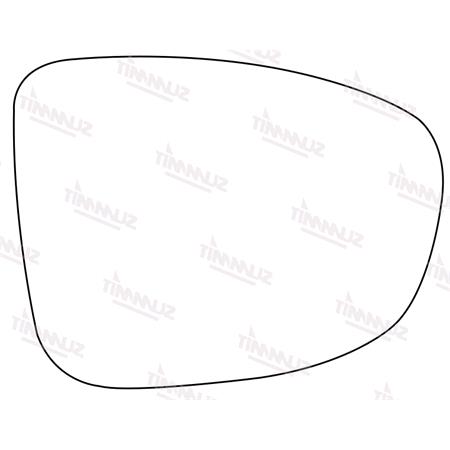 Right Stick On Wing Mirror glass for Mazda CX 5 2011 Onwards