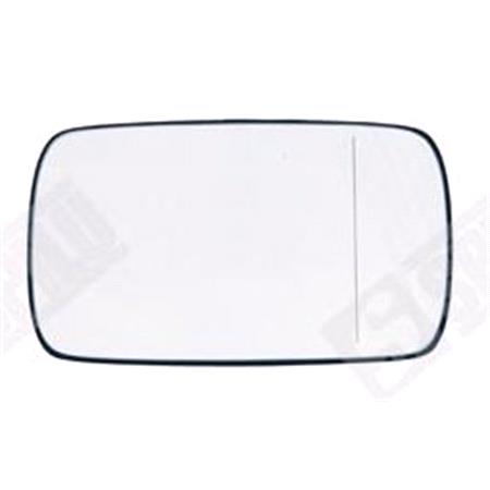 Right Chrome/Silver Wing Mirror Glass (heated) for BMW 3 Series Convertible (E46) 2000 2007