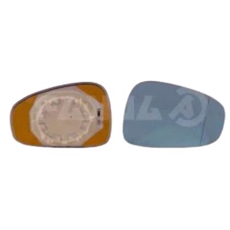 Right Blue Wing Mirror Glass (heated) and Holder for ALFA ROMEO GIULIETTA, 2010 Onwards