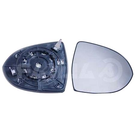 Right Wing Mirror Glass (heated) and Holder for Kia SPORTAGE, 2010 2016