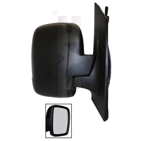Right Wing Mirror (manual, single glass) for Citroen DISPATCH MPV, 2007 Onwards