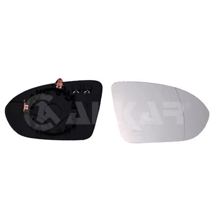 Right Wing Mirror Glass (heated) and holder for OPEL ASTRA K Sports Tourer, 2015 2019