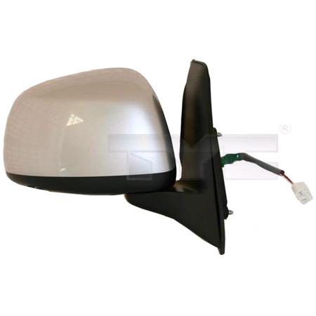 Right Wing Mirror (electric, not heated, primed cover) for Suzuki SX4 Saloon 2007 2013