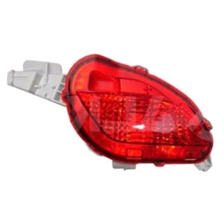 Right Rear Fog Lamp (In Bumper, Supplied Without Bulbholder) for Toyota YARIS/VITZ 2014 2017