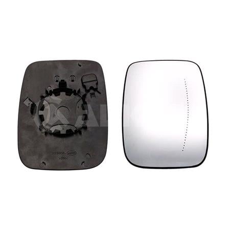 Right Wing Mirror Glass (heated, with blind spot warning lamp) for Nissan PRIMASTAR Bus 2021 Onwards