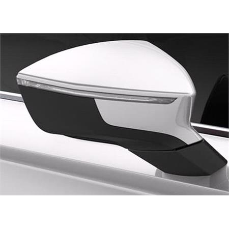 Right Wing Mirror (electric, heated, indicator, primed cover, power folding) for Seat ATECA, 2016 2021