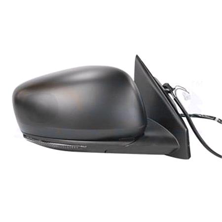 Right Wing Mirror (electric, heated, indicator, without power folding, primed cover) for Renault KADJAR 2015 Onwards