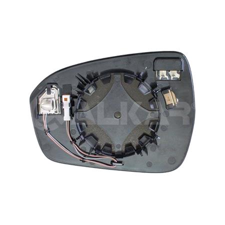 Right Wing Mirror Glass (heated, blind spot warning lamp) for Ford MONDEO Saloon 2014 Onwards