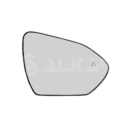 Right Wing Mirror Glass (heated, WITH blind spot warning lamp) for Hyundai TUCSON 2020 Onwards