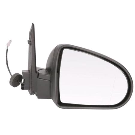 Right Wing Mirror (electric, heated, primed) for Mitsubishi COLT VI,  2004 2012