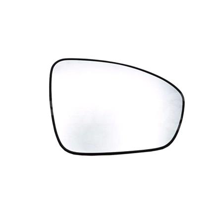 Right Wing Mirror Glass (heated, WITHOUT blind spot warning indicator) for Renault ARKANA I, 2019 Onwards