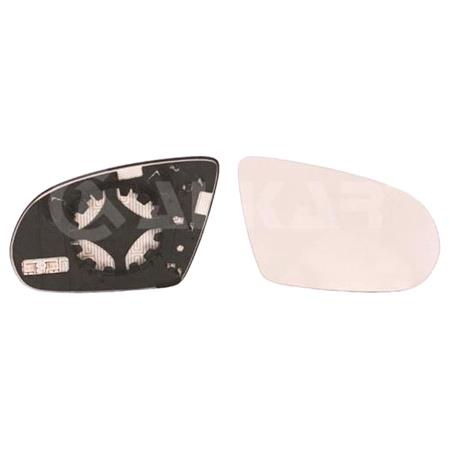 Right Wing Mirror Glass (heated) and Holder for AUDI A8, 2010 Onwards
