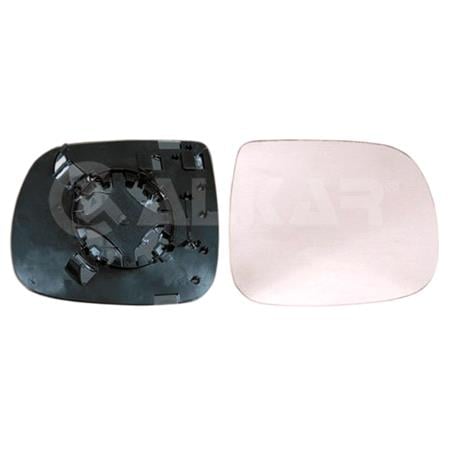Right Wing Mirror Glass (heated) and Holder for AUDI Q7, 2009 2015