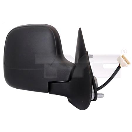Right Wing Mirror (electrical, heated) for Citroen BERLingo Multispace, 1996 2008