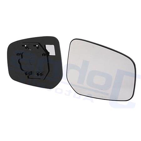Right Wing Mirror Glass (not heated) & Holder for Mitsubishi MIRAGE Hatchback 2012 Onwards